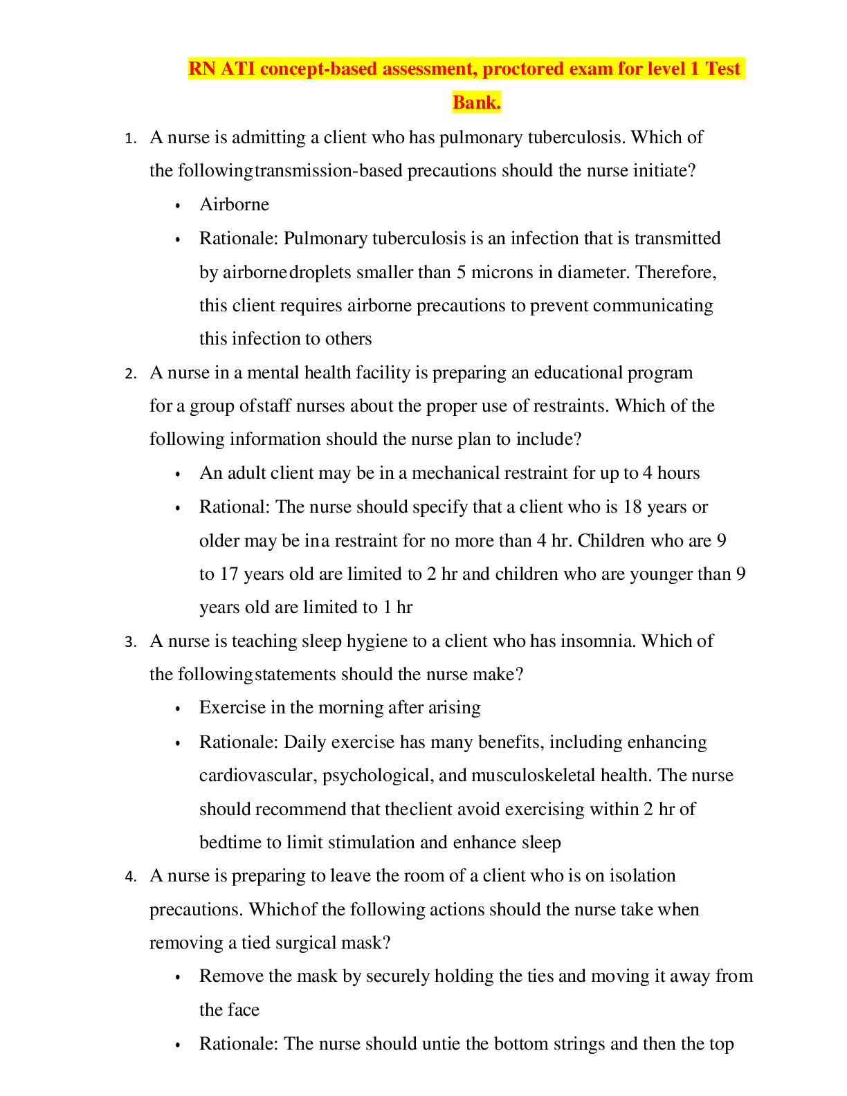 How to Study for ATI Medical Surgical proctored exam?